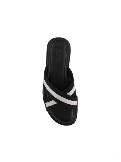 Shop Bally Bonks Sandal In Black-bone