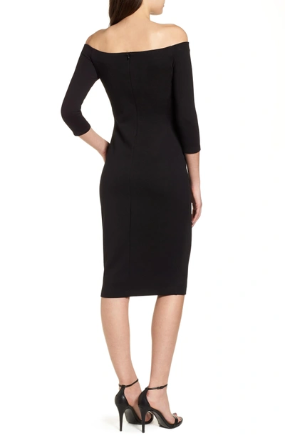 Shop Bailey44 Date Night Sheath Dress In Black