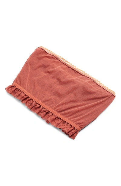 Shop Free People Callie Smocked Bandeau Top In Terracotta