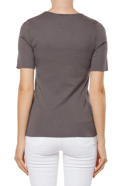 Shop J Brand French Girl Tee In Zinc
