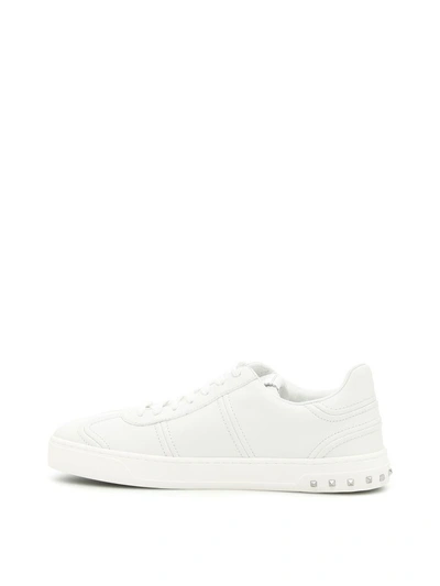 Shop Valentino Flycrew Sneakers In Biancobianco