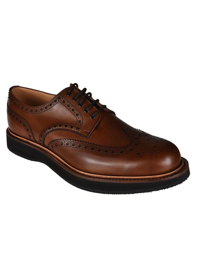 Shop Church's Perforated Derby Shoes In Miele