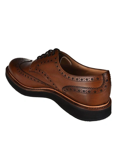 Shop Church's Perforated Derby Shoes In Miele