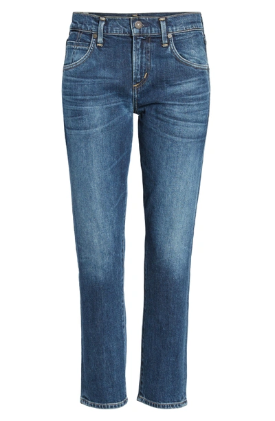 Shop Citizens Of Humanity Elsa Crop Slim Jeans In New Moon