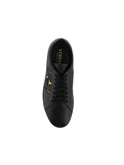 Shop Versace Sneaker In Black