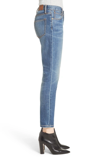 Shop Burberry Relaxed Skinny Jeans In Mid Indigo