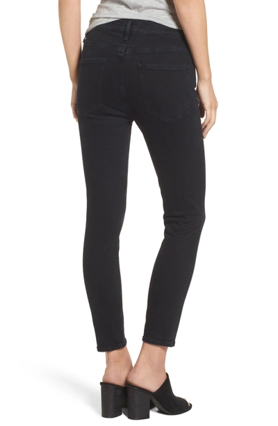 Shop Agolde Sophie Crop High Rise Skinny Jeans In Princeton