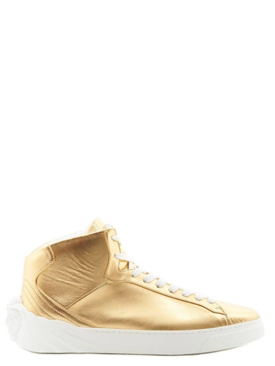 Shop Versace Shoes In Gold