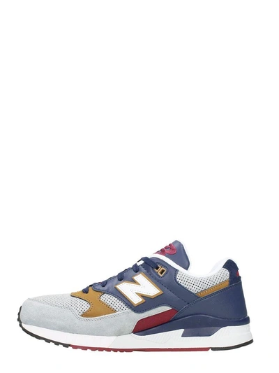Shop New Balance 530 Blue Grey Sneakers