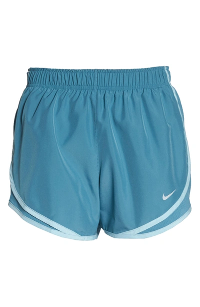 Shop Nike Dry Tempo Running Shorts In Noise Aqua/ Wolf Grey