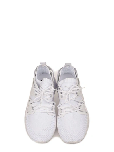 Shop Puma White Tsugi Blaze Evoknit Slip On Sneakers