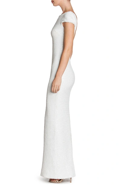 Shop Dress The Population Teresa Body-con Gown In White