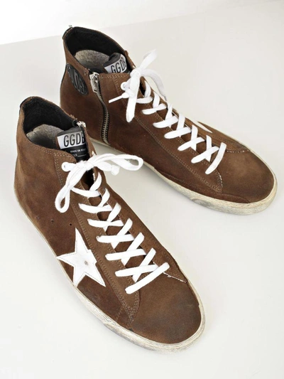 Shop Golden Goose Sneakers In Brown