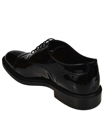 Shop Tod's Laced Shoes In Black
