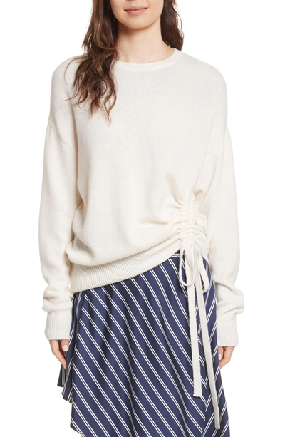 Shop Joie Iphis Wool & Cashmere Sweater In Porcelain