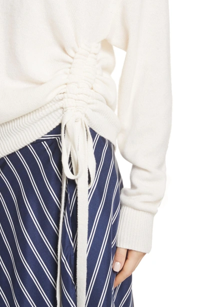 Shop Joie Iphis Wool & Cashmere Sweater In Porcelain