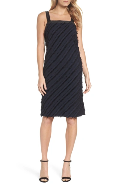 Shop Nic + Zoe Frayed Stripe Dress In Multi