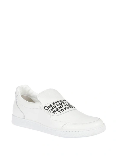 Shop Joshua Sanders Mars Sneakers In White