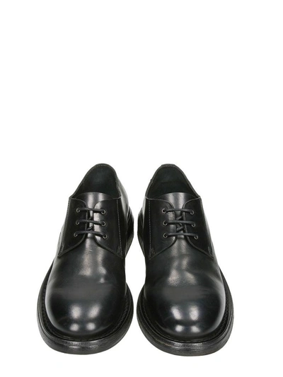 Shop Marsèll Cetriolo Large Black Leather Lace Up