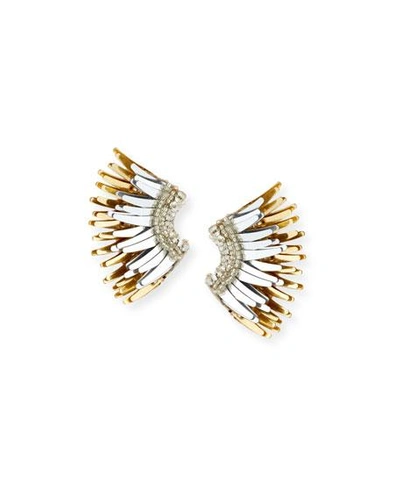 Shop Mignonne Gavigan Mini Madeline Statement Earrings In Gold/silver