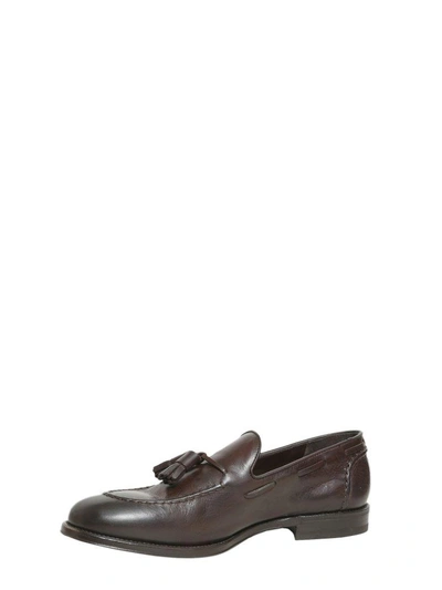 Shop Henderson Loafers With Tassels In Testa Di Moro