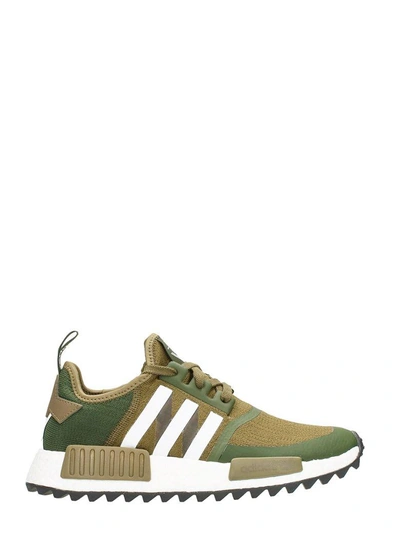 Shop Adidas X White Mountaineering Nmd Trail Technical Fabric Green Sneakers