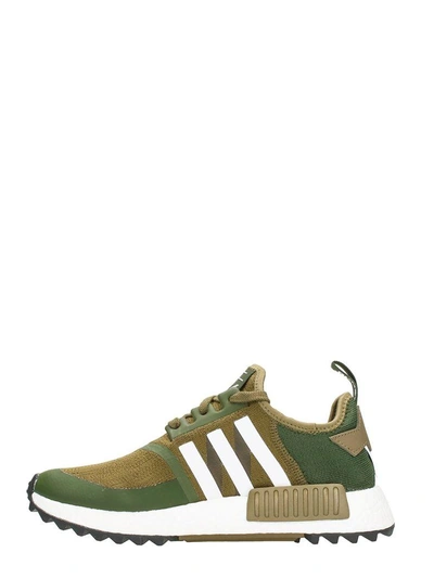 Shop Adidas X White Mountaineering Nmd Trail Technical Fabric Green Sneakers