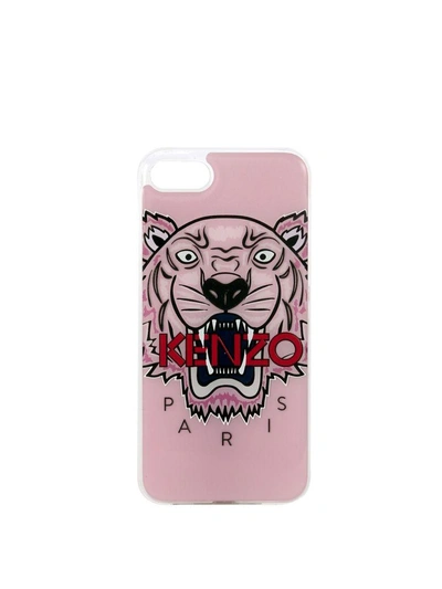 Shop Kenzo I-phone7 Pink Cover In Rosa