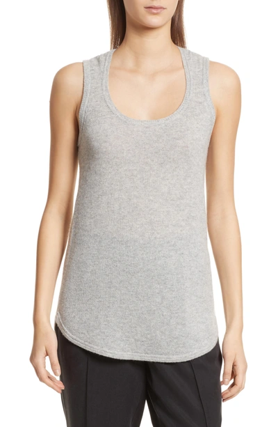 Shop Atm Anthony Thomas Melillo Cashmere Sweater Tank In Heather Grey