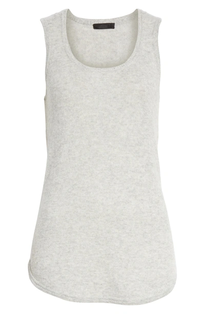Shop Atm Anthony Thomas Melillo Cashmere Sweater Tank In Heather Grey
