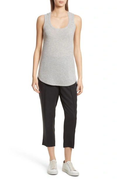 Shop Atm Anthony Thomas Melillo Cashmere Sweater Tank In Heather Grey