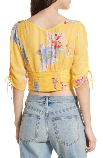 Shop Free People Love To Love Crop Top In Gold
