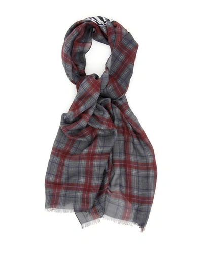 Shop Valentino Jamie Reid Tartan Scarf In Basic