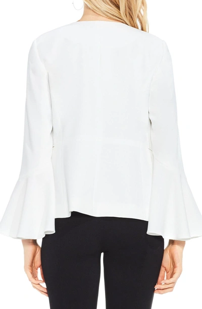 Shop Vince Camuto Bell Sleeve Blazer In New Ivory