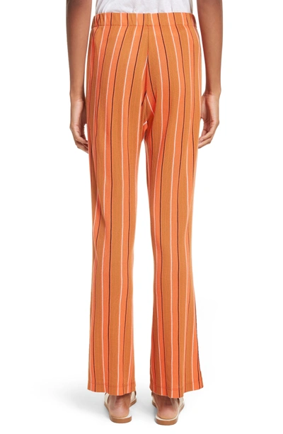 Shop Simon Miller Cyrene Stripe Knit Pants In Mango