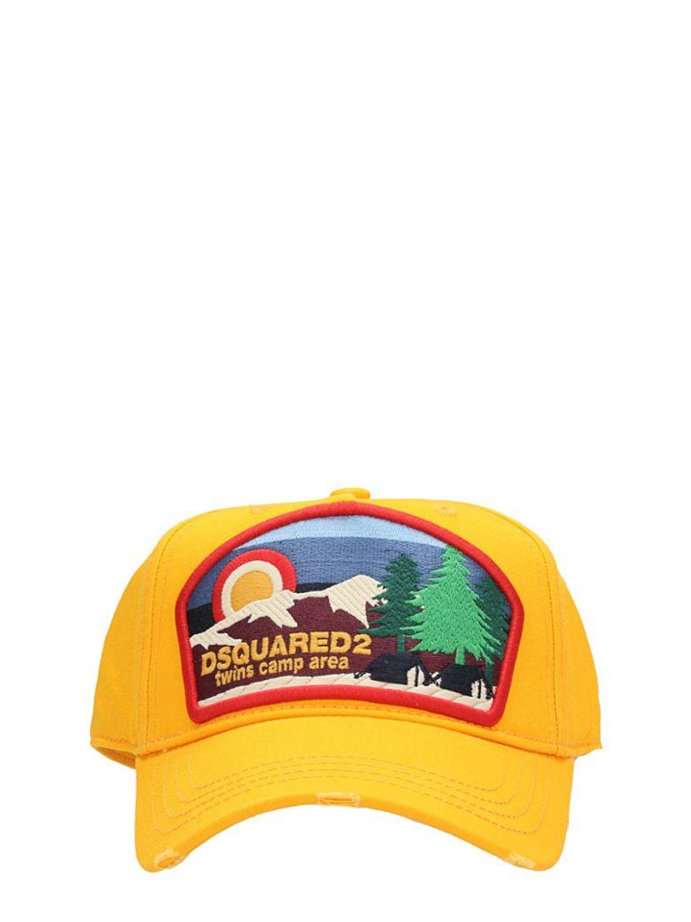 yellow dsquared cap