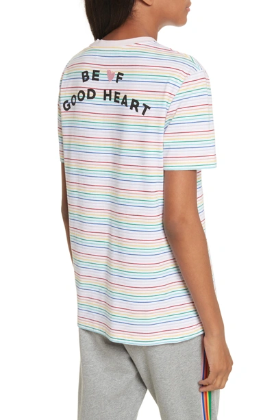 Shop Etre Cecile Be Of Good Heart Tee In Rainbow Breton