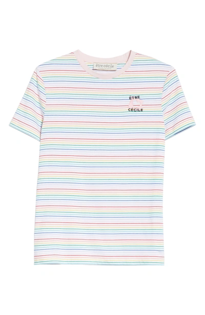Shop Etre Cecile Be Of Good Heart Tee In Rainbow Breton