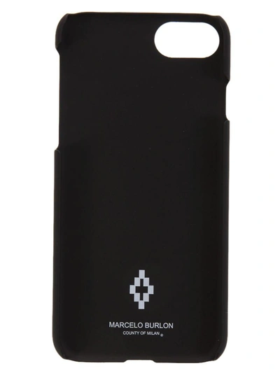 Shop Marcelo Burlon County Of Milan Teukenk Iphone 7 Case In Black-multicolor