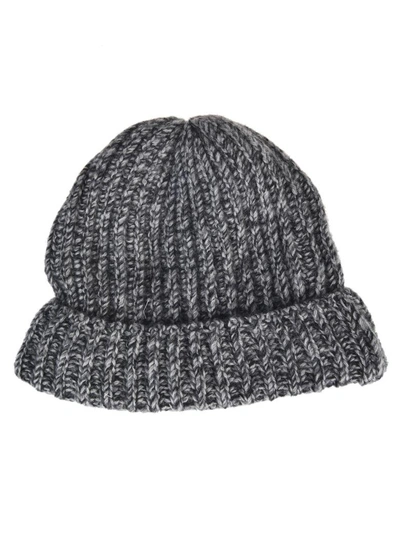 Shop Fedeli Cashmere Beanie In Grey