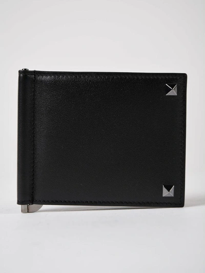 Shop Valentino Billfold Wallet In 0no Black