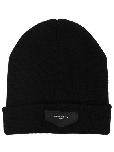 Shop Givenchy Knit Hat In Black