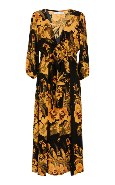 Shop Faithfull Oliviera Midi Dress In Floral