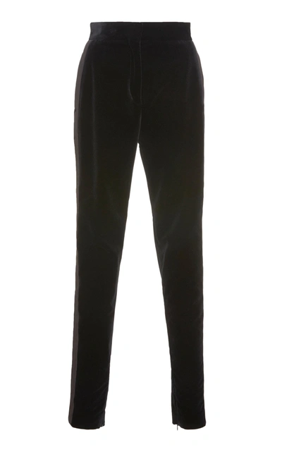 Shop Dundas Skinny Tux Trousers In Black