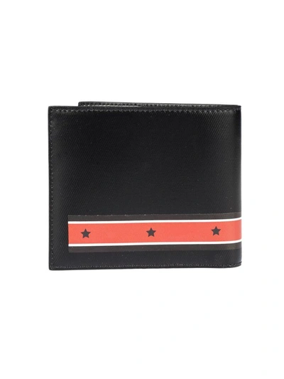 Shop Givenchy 8cc Billfold Wallet In Black-red