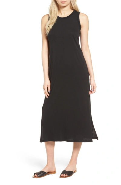 Shop Current Elliott The Perfect Muscle Tee Dress In Black Beauty