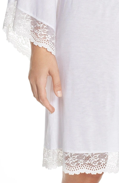 Shop Eberjey 'colette' Kimono Robe In White