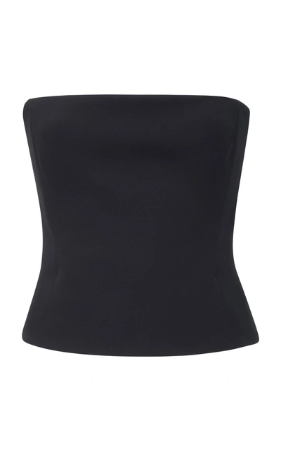 Shop Versace Bustier Top In Black