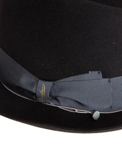 Shop Borsalino Felt Hat In Black