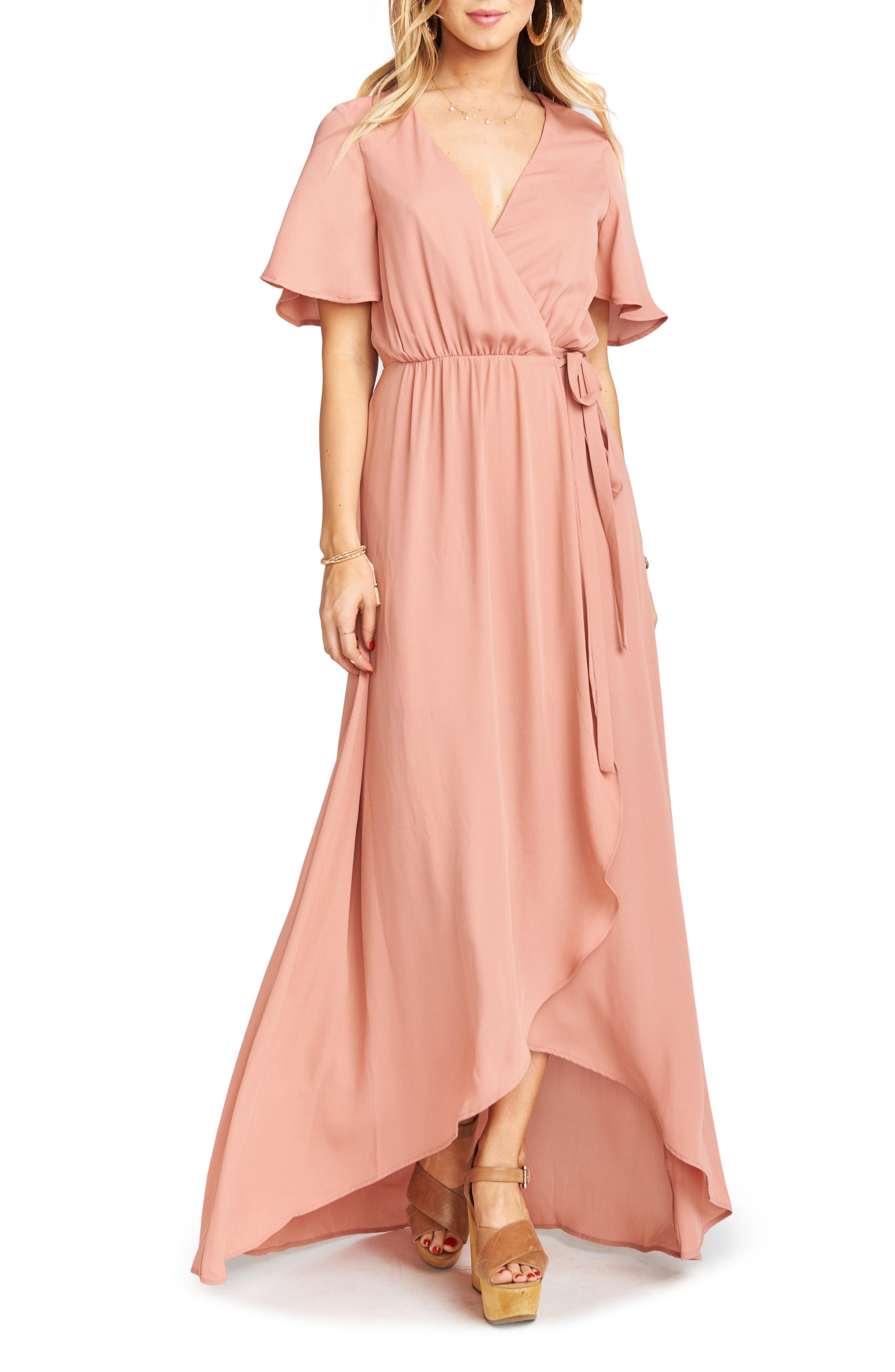 floaty wrap dress